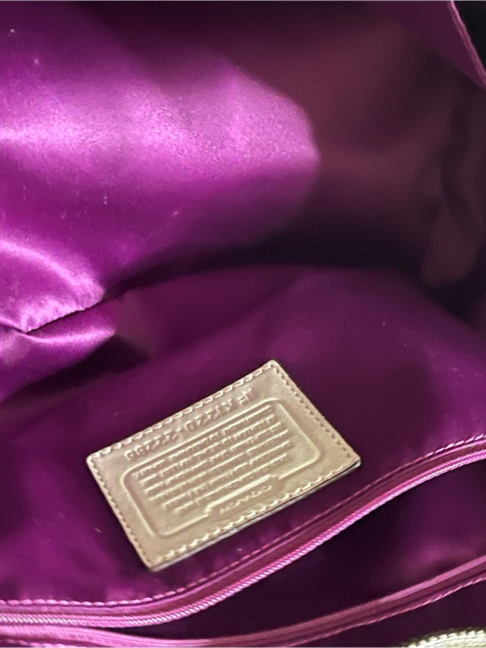 Coach Madison metallic op art shoulder bag - Picture 3 of 12